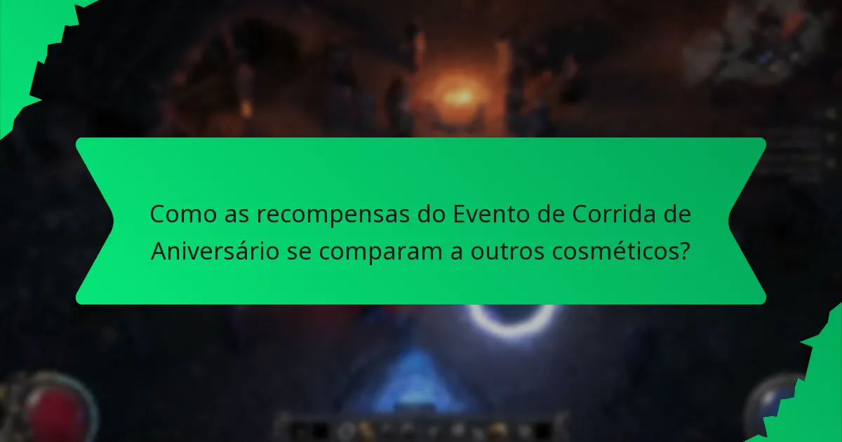 Como é determinada a raridade das recompensas do Evento de Corrida de Aniversário?