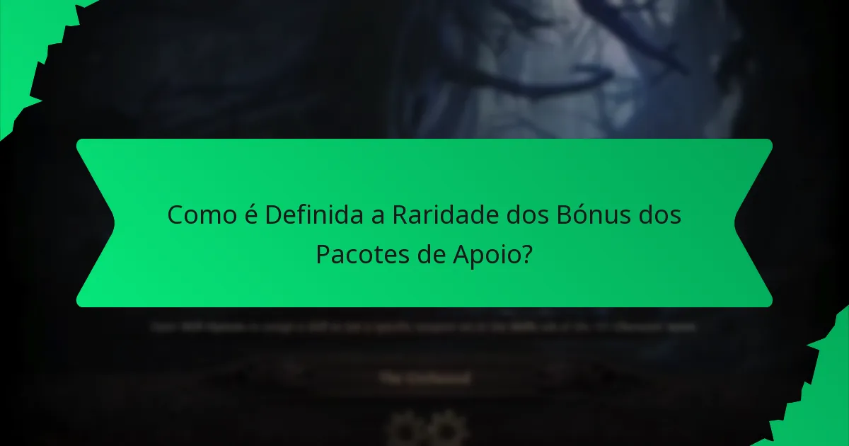 Que Variações de Cor Existem para os Bónus dos Pacotes de Apoio?