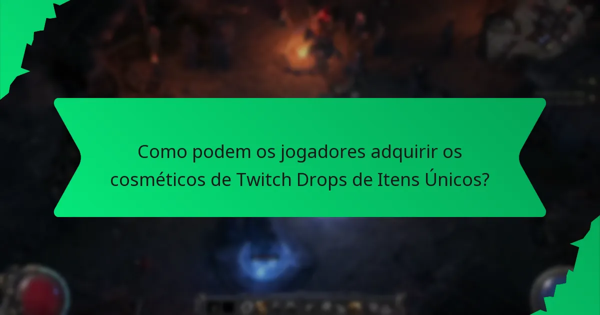 Quais opções de cores estão disponíveis para os cosméticos de Twitch Drops?