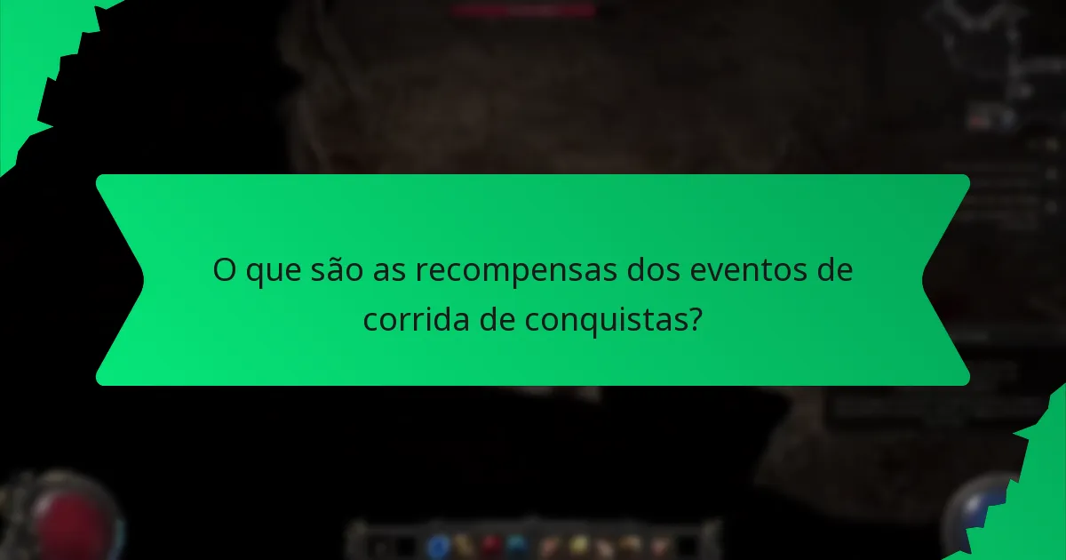 O que significam as cores das recompensas dos eventos de corrida de conquistas?