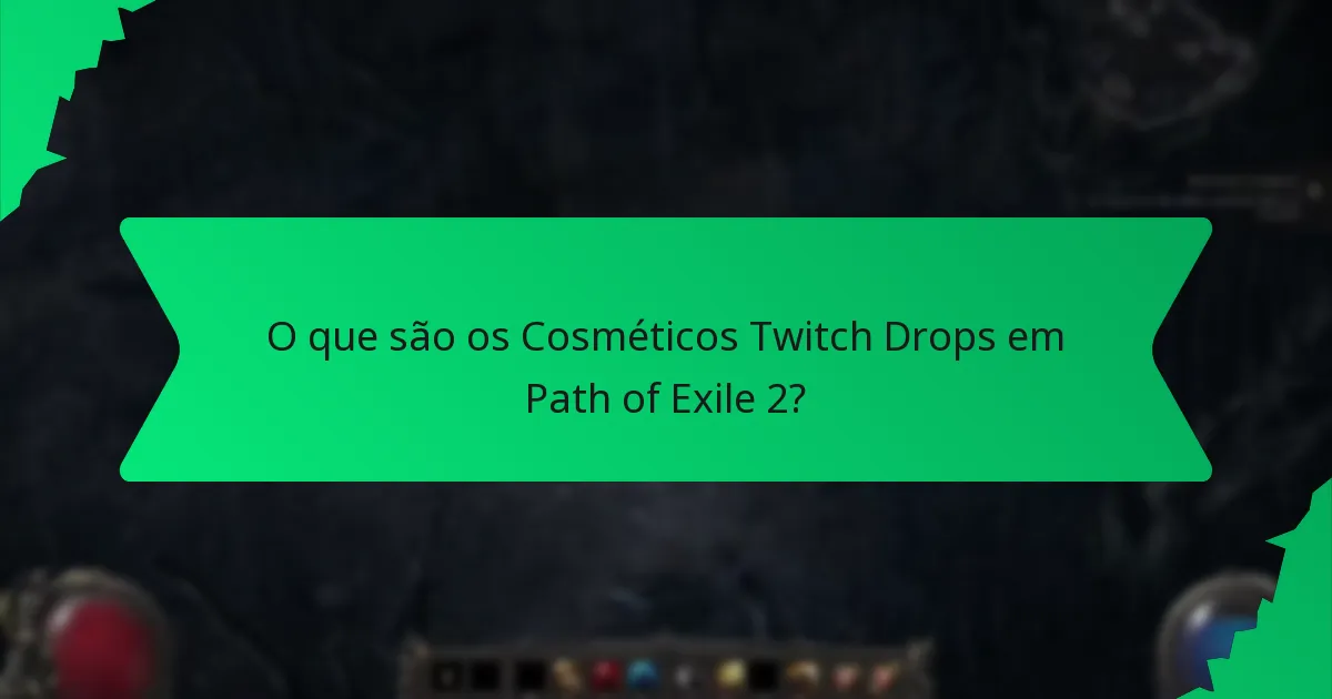 Quais opções de cores estão disponíveis para os Cosméticos Twitch Drops?