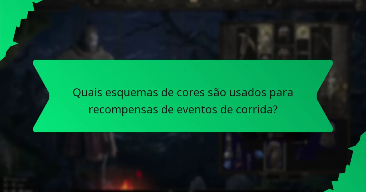 Como podem os jogadores adquirir recompensas exclusivas de eventos de corrida?