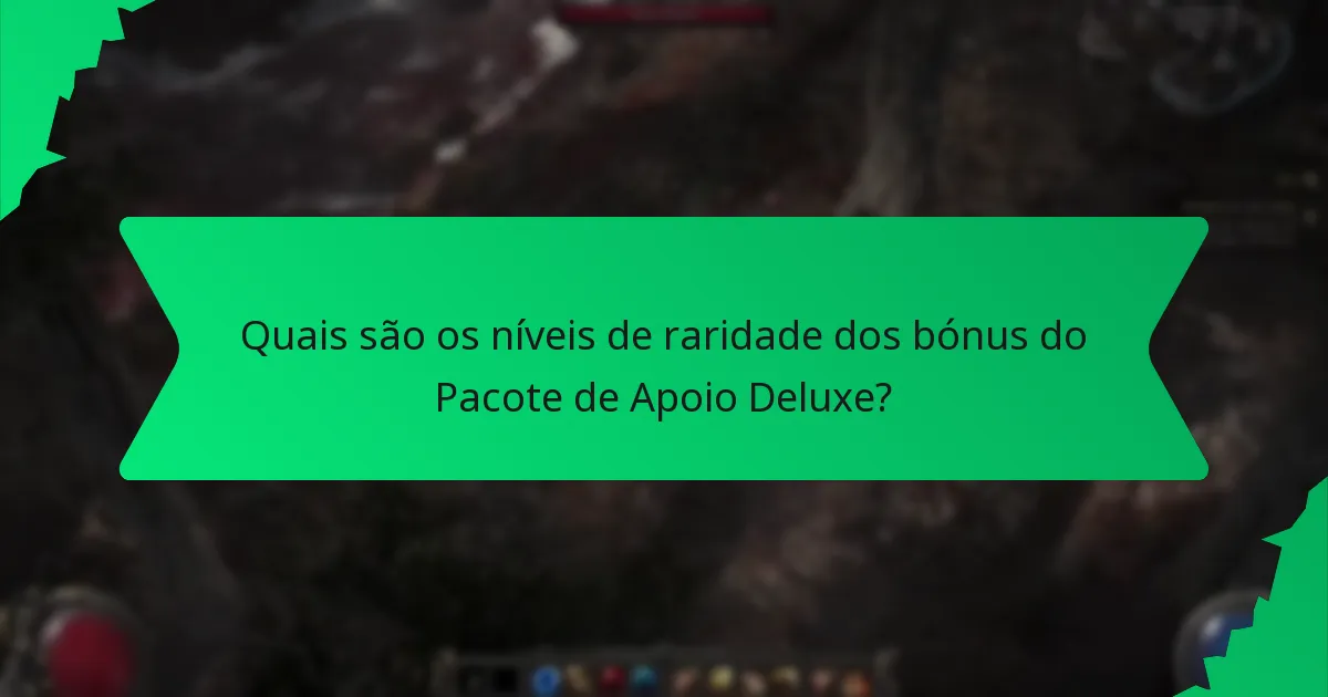 Como se compara o Pacote de Apoio Deluxe a outros pacotes?