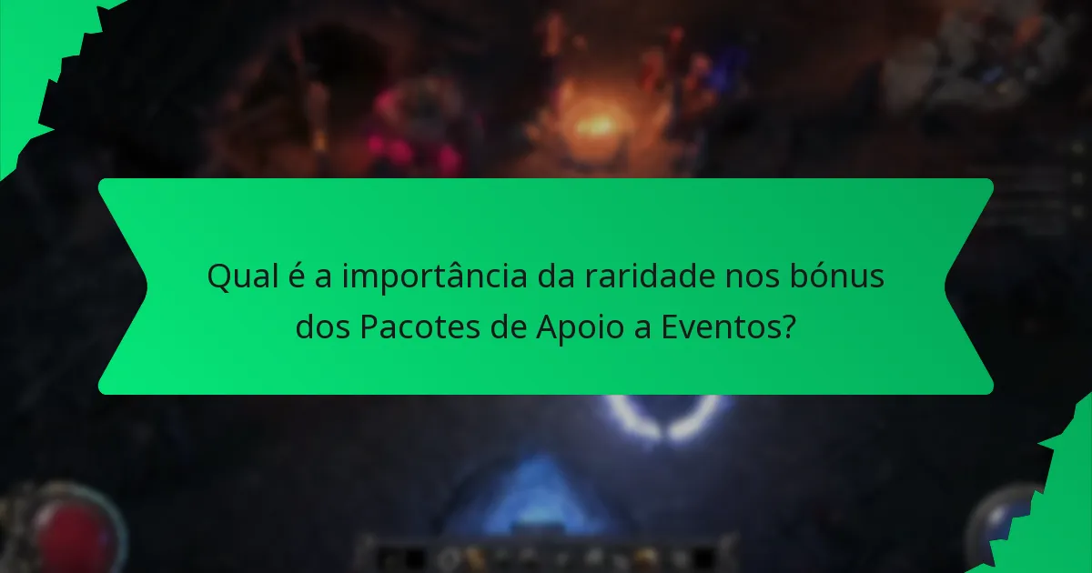 Como comparar eficazmente os bónus dos Pacotes de Apoio a Eventos?