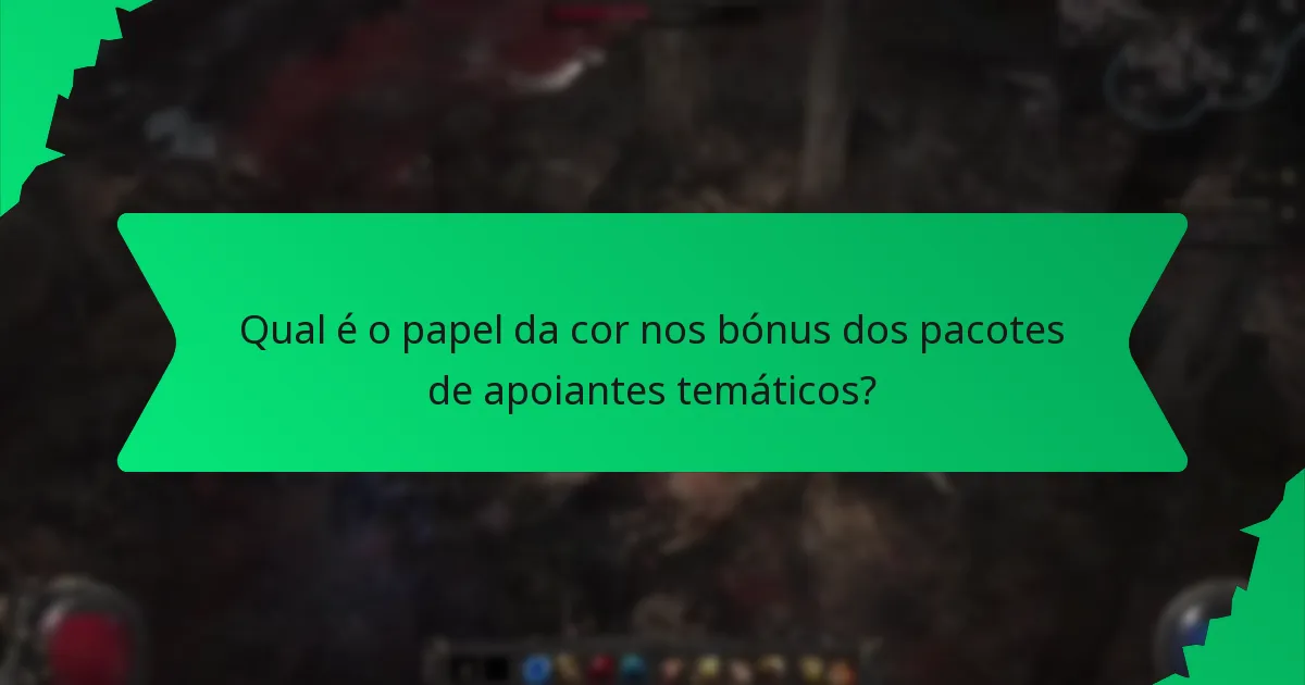 Como escolher o melhor pacote de apoiantes temáticos?